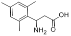 3-AMINO-3-(2,4,6-TRIMETHYL-PHENYL)-PROPIONIC ACID Structural