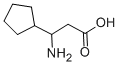 3-AMINO-3-CYCLOPENTYL-PROPIONIC ACID Structural