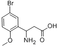 3-AMINO-3-(5-BROMO-2-METHOXY-PHENYL)-PROPIONIC ACID