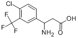 3-AMINO-3-(4-CHLORO-3-TRIFLUOROMETHYL-PHENYL)-PROPIONIC ACID Structural