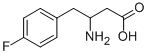 3-AMINO-4-(4-FLUORO-PHENYL)-BUTYRIC ACID Structural