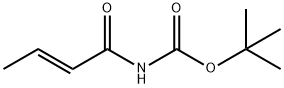 Carbamic acid, [(2E)-1-oxo-2-butenyl]-, 1,1-dimethylethyl ester (9CI) Structural
