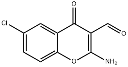 2-AMINO-6-CHLORO-3-FORMYLCHROMONE Structural