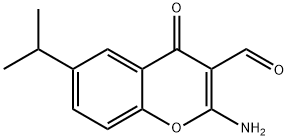 2-AMINO-6-ISOPROPYL-4-OXO-4H-BENZOPYRAN-3-CARBOXALDEHYDE