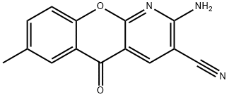 2-AMINO-7-METHYL-5-OXO-5H-(1)BENZOPYRANO-(2,3-B)PYRIDINE-3-CARBONITRILE, 98