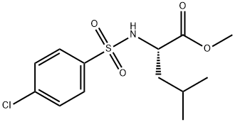 METHYL 2-([(4-CHLOROPHENYL)SULFONYL]AMINO)-4-METHYLPENTANOATE