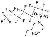 N-butyl-1,1,2,2,3,3,4,4,5,5,6,6,7,7,7-pentadecafluoro-N-(2-hydroxyethyl)heptane-1-sulphonamide Structural