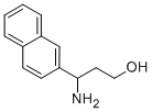 3-AMINO-3-NAPHTHALEN-2-YL-PROPAN-1-OL Structural