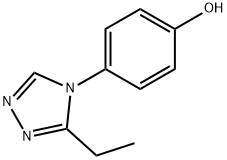 4-(3-ETHYL-4H-1,2,4-TRIAZOL-4-YL)PHENOL Structural