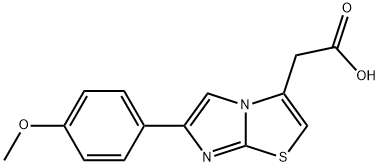 [6-(4-METHOXY-PHENYL)-IMIDAZO[2,1-B ]THIAZOL-3-YL]-ACETIC ACID Structural