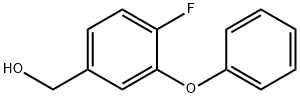 M-PHENOXY-P-FLUOROBENZYL ALCOHOL Structural