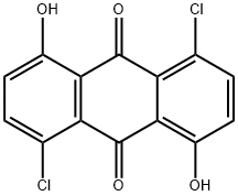 1,5-dichloro-4,8-dihydroxyanthraquinone Structural