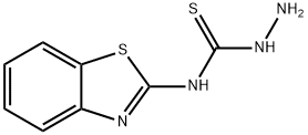 Hydrazinecarbothioamide, N-2-benzothiazolyl- (9CI) Structural