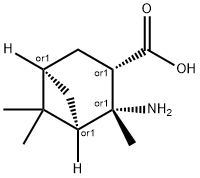 Bicyclo[3.1.1]heptane-3-carboxylic acid, 2-amino-2,6,6-trimethyl-, Structural