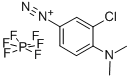 3-chloro-4-(dimethylamino)benzenediazonium hexafluorophosphate      