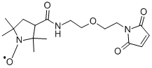 3-[2-(2-MALEIMIDOETHOXY)ETHYLCARBAMOYL]-PROXYL Structural