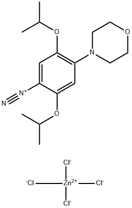 2,5-bis(1-methylethoxy)-4-(morpholino)benzenediazonium tetrachlorozincate (2:1)           