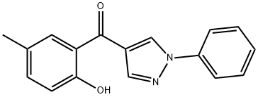 (2-HYDROXY-5-METHYLPHENYL)(1-PHENYL-1H-PYRAZOL-4-YL)METHANONE