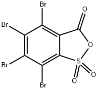 Tetrabromo-2-sulfobenzoic acid cyclic anhydride Structural