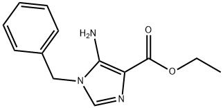 ETHYL 5-AMINO-1-BENZYLIMIDAZOLE-4-CARBOXYLATE Structural