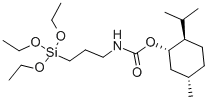 (S)-N-TRIETHOXYSILYLPROPYL-O-MENTHOCARBAMATE
