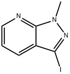 3-IODO-1-METHYL-1H-PYRAZOLO[3,4-B]PYRIDINE Structural