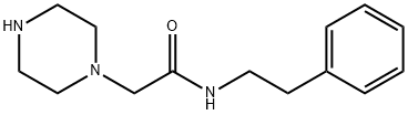 2-(PIPERAZIN-1-YL)-ACETIC ACID N-(2-PHENYLETHYL)-AMIDE