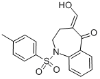 1,2,3,4-TETRAHYDRO-4-(HYDROXYMETHYLENE)-1-[(4-METHYLPHENYL)SULFONYL]-5H-1-BENZAZEPIN-5-ONE