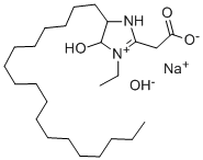 SODIUM CARBOXYMETHYLSTEARYLHYDROXY-ETHYL IMIDAZOLINIUM HYDROXIDE Structural