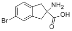 2-AMINO-5-BROMO-2,3-DIHYDRO-1H-INDENE-2-CARBOXYLIC ACID Structural