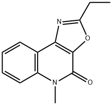 Oxazolo[5,4-c]quinolin-4(5H)-one, 2-ethyl-5-methyl- (9CI) Structural