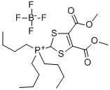 Phosphonium, [4,5-bis(methoxycarbonyl)-1,3-dithiol-2-yl]tributyl-, tetrafluoroborate(1-)