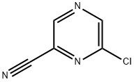 6-chloropyrazine-2-carbonitrile Structural