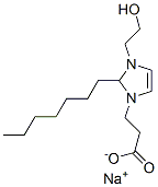 sodium 2-heptyl-2,3-dihydro-3-(2-hydroxyethyl)-1H-imidazole-1-propionate Structural