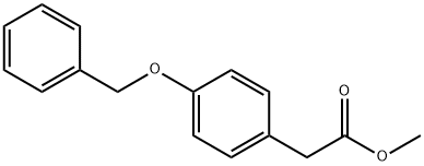 4-BENZYLOXYPHENYLACETIC ACID METHYL ESTER Structural