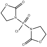 Bis(2-oxo-3-oxazolidinyl)phosphinic chloride Structural Picture
