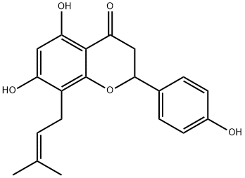 (+/-)-8-PRENYLNARINGENIN Structural