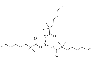 YTTRIUM(III) NEODECANOATE Structural