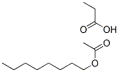 octyl acetate, mono(methyl acetate) derivative Structural