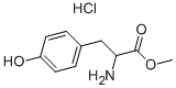 DL-TYROSINE METHYL ESTER HCL Structural