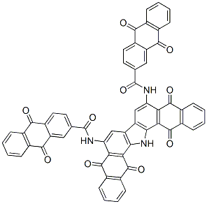 N,N'-(10,15,16,17-tetrahydro-5,10,15,17-tetraoxo-5H-dinaphtho[2,3-a:2',3'-i]carbazole-6,9-diyl)bis[9,10-dihydro-9,10-dioxoanthracene-2-carboxamide] 