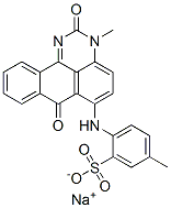 5-Methyl-2-[(2,7-dihydro-3-methyl-2,7-dioxo-3H-benzo[e]perimidin-6-yl)amino]benzenesulfonic acid sodium salt