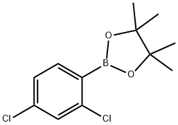 2,4-DICHLOROPHENYLBORONIC ACID, PINACOL ESTER Structural