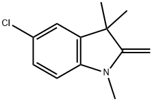 5-Chloro-2-methylene-1,3,3-trimethylindoline Structural