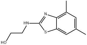 Ethanol, 2-[(4,6-dimethyl-2-benzothiazolyl)amino]- (9CI) Structural