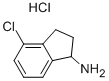 4-CHLORO-INDAN-1-YLAMINE HYDROCHLORIDE Structural