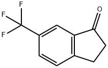 6-(Trifluoromethyl)-1-indanone Structural