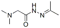 Glycine, N,N-dimethyl-, (1-methylethylidene)hydrazide (9CI) Structural
