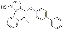 s-Triazole-2-thiol, 5-(4-biphenylyloxymethyl)-1-(o-methoxyphenyl)-