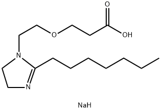 sodium 3-[2-(2-heptyl-4,5-dihydro-1H-imidazol-1-yl)ethoxy]propionate Structural